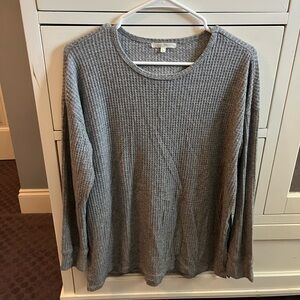 zsupply gray waffle shirt